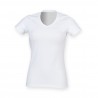 Tee-Shirt stretch Col V Femme