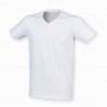 Tee-Shirt stretch Col V Homme