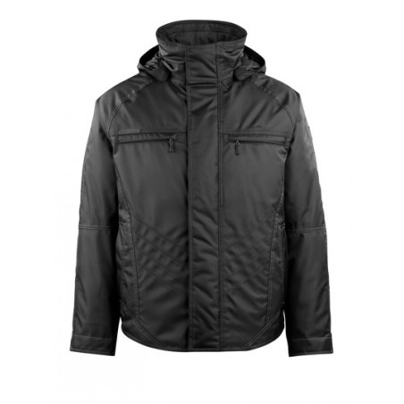 Veste d'hiver doublure polaire matelassée imperméable unicolore
