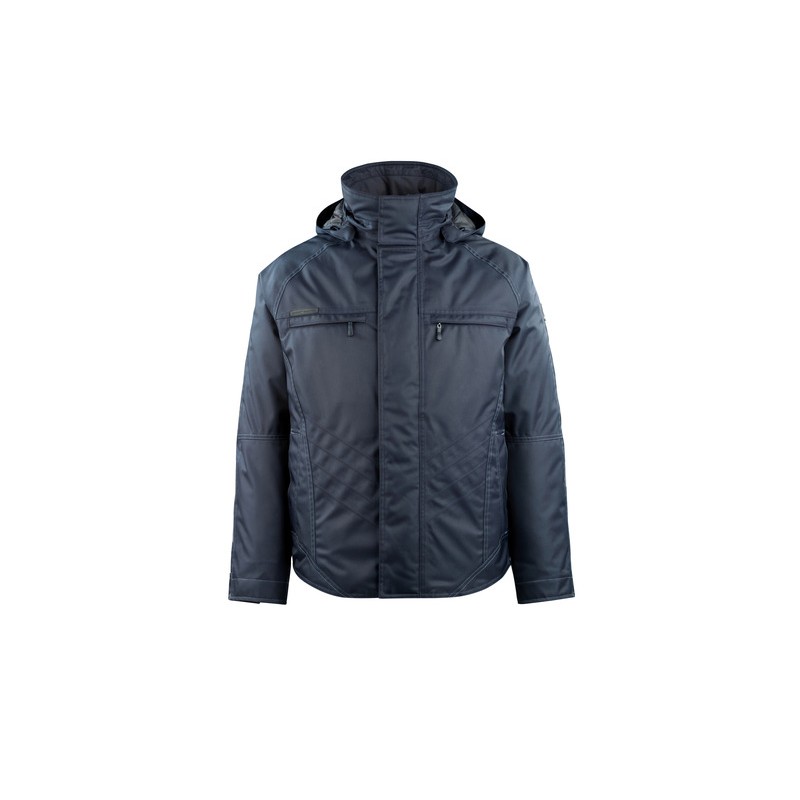 Veste d'hiver doublure polaire matelassée imperméable unicolore