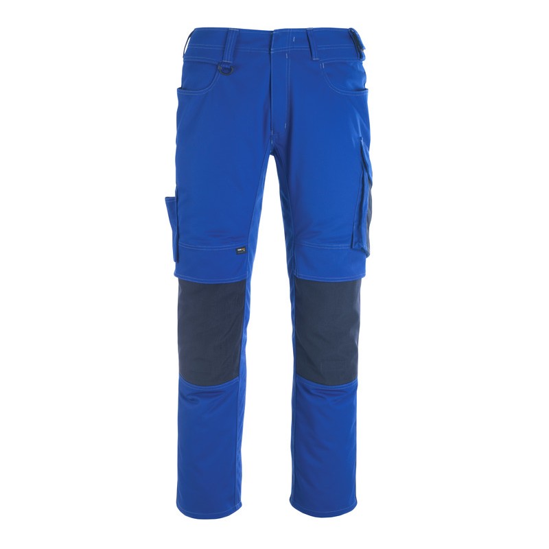 Pantalon avec poches genouillères haute solidité bicolore