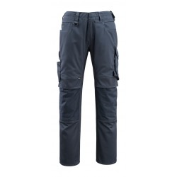 Pantalon avec poches genouillères haute solidité unicolore