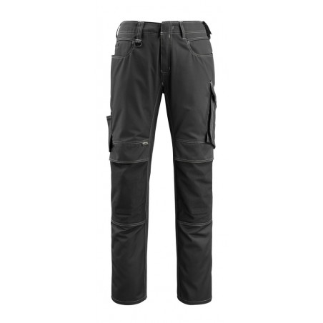 Pantalon avec poches genouillères poids léger unicolore