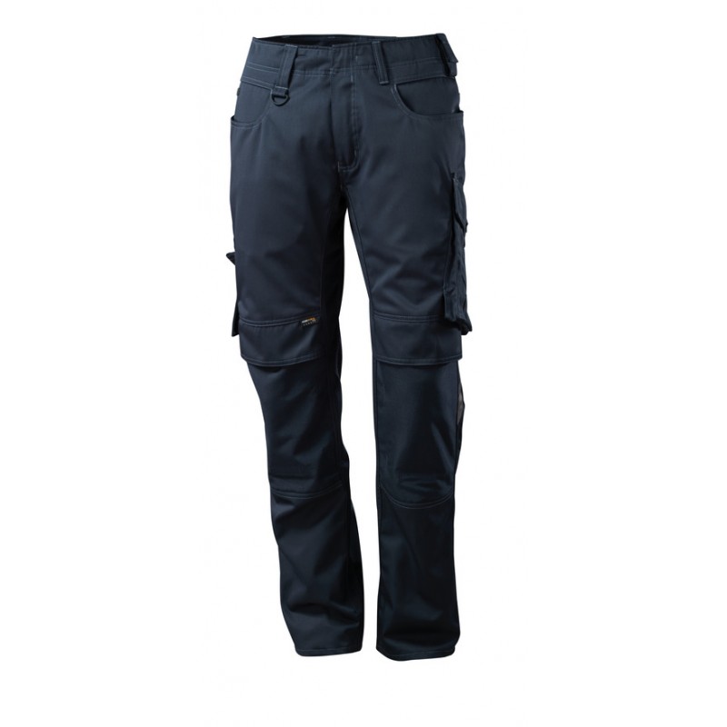 Pantalon avec poches genouillères poids léger unicolore