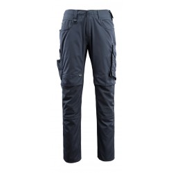 Pantalon avec poches genouillères poids très léger unicolore