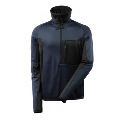 Pull en polaire avec fermeture zippée courte