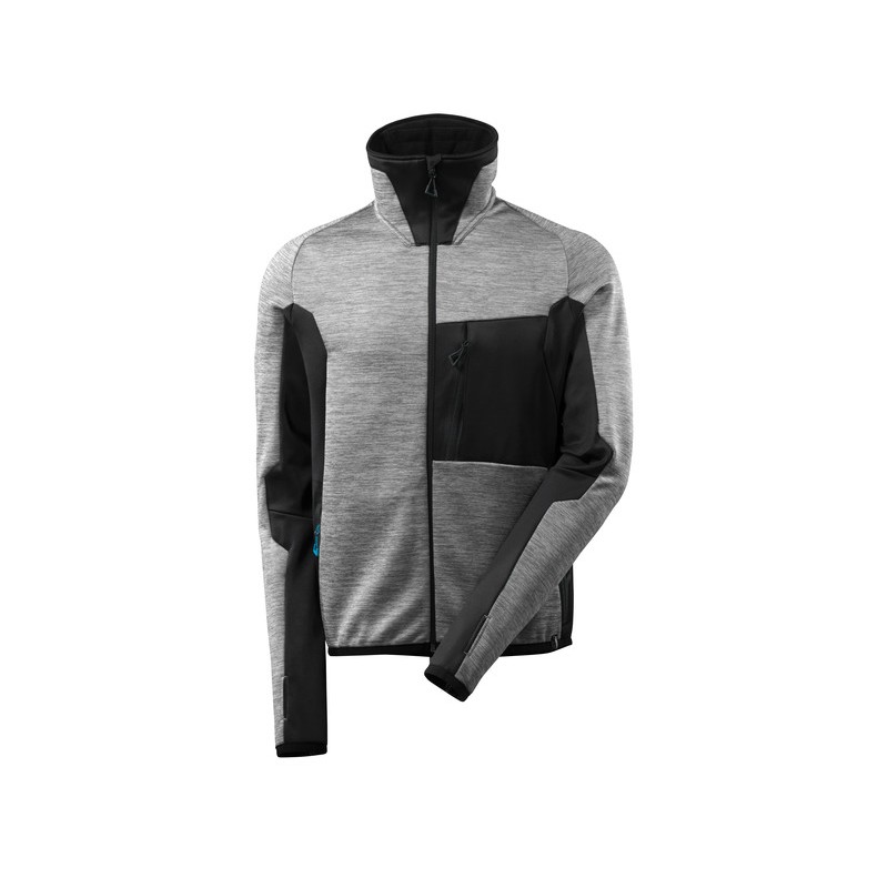 Pull en polaire avec fermeture zippée coupe moderne