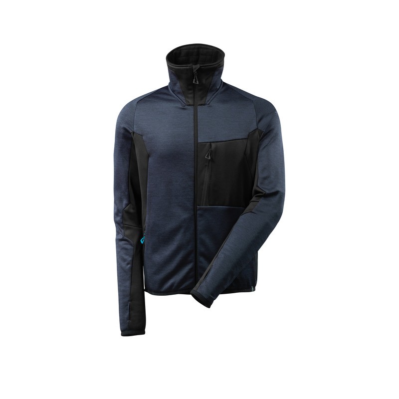 Pull en polaire avec fermeture zippée coupe moderne