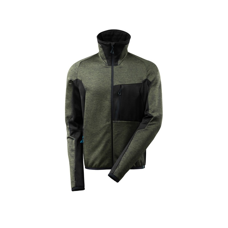 Pull en polaire avec fermeture zippée coupe moderne