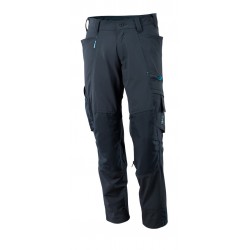 Pantalon avec poches genouillères stretch multidirectionnel poids léger