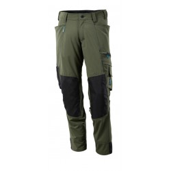 Pantalon avec poches genouillères stretch multidirectionnel poids léger