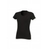 Tee-Shirt stretch Col V Femme