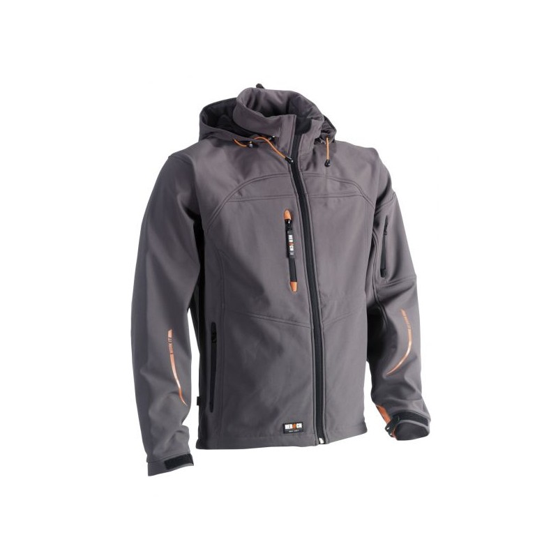 Soft-Shell 2 couches à capuche
