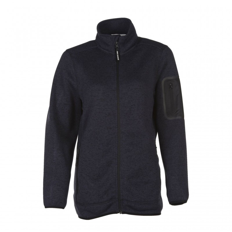 Veste polaire tricotée femme