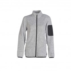 Veste polaire tricotée femme