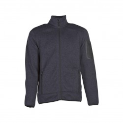 Veste polaire tricotée homme