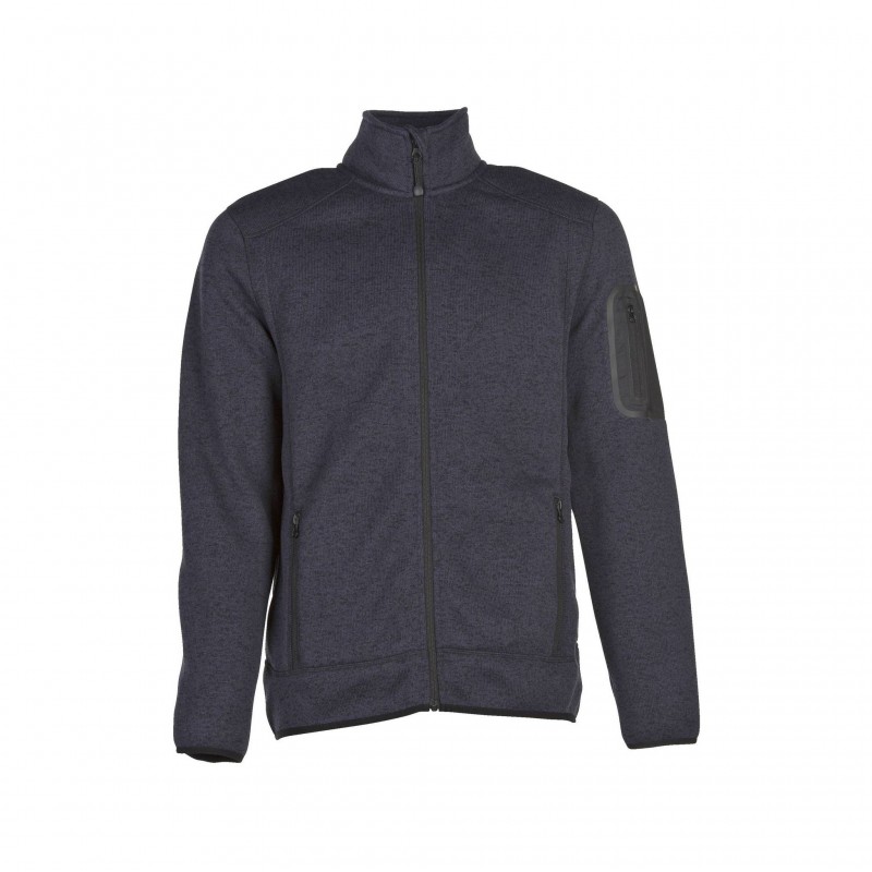 Veste polaire tricotée homme