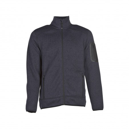 Veste polaire tricotée homme