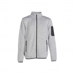 Veste polaire tricotée homme
