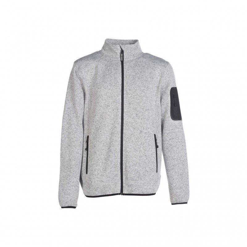 Veste polaire tricotée homme