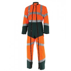 Combinaison 2 Zip Fluo Safe