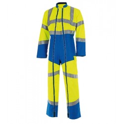 Combinaison 2 Zip Fluo Safe