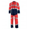 Combinaison 2 Zip Fluo Safe