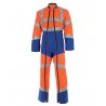 Combinaison 2 Zip Fluo Safe