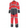 Combinaison 2 Zip Fluo Safe