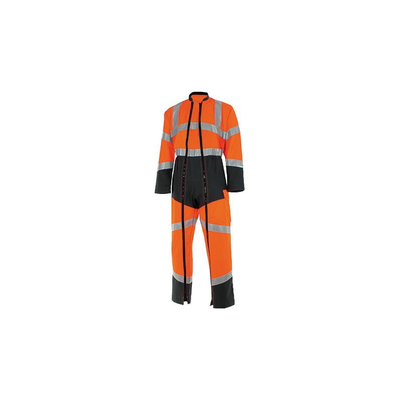 Combinaison 2 Zip Fluo Safe