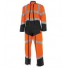 Combinaison 2 Zip Fluo Safe