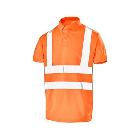 Polo Manches Courtes Fluo Safe